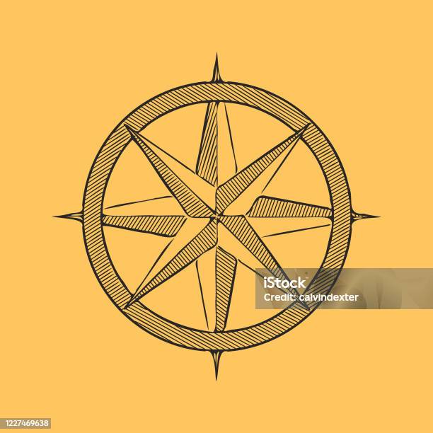 Compass Vector Design Element Compass Design Element Stock Illustration - Download Image Now ...