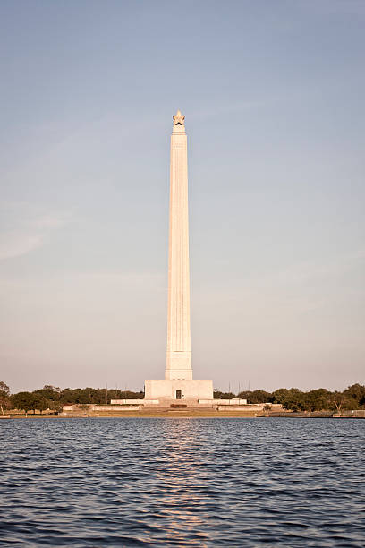 istock San Jacinto Monument - vintage view 122747300