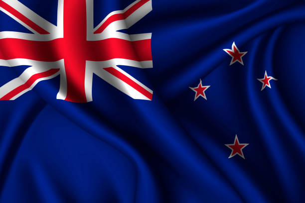 istock national flag of silk. Template for your design 1227475389