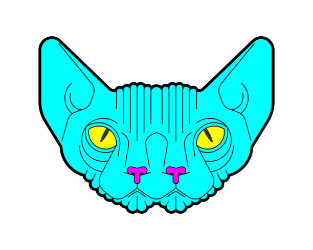 istock Cat Monster. Pet alien. Home animal Multi-eyed 1227476211
