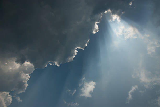 istock Sunset sky Vast on a sunny day with a bright beam and beautiful clouds. 1227478640