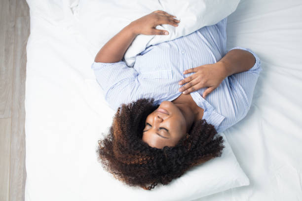 istock relaxed plump african girl having a rest 1227480539