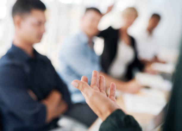 istock The boss has something to say 1227481154