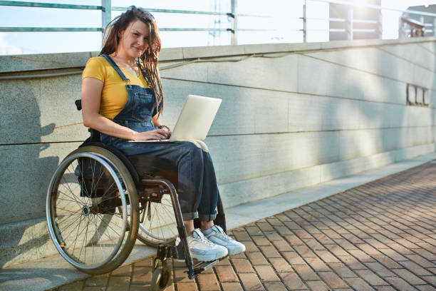 istock cool awesome hipster girl working from home, part time job 1227482029