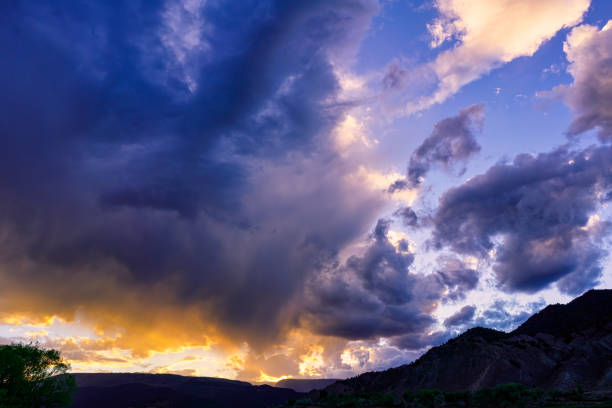 istock Sunset Clouds and Canyon Landscape 1227485514