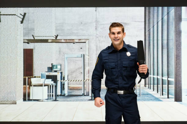 istock Caucasian young male security staff 1227496227