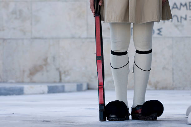 istock Feet of Greek Guard 122749670