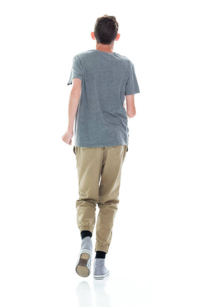 istock Caucasian young male exercising in front of white background 1227501253