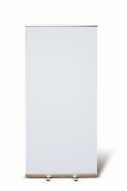 Roll up banner isolated Roll up banner isolated.with clipping path. photography. roll up banner photos stock pictures, royalty-free photos & images