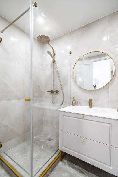 istock Shower in the bathroom 1227506829