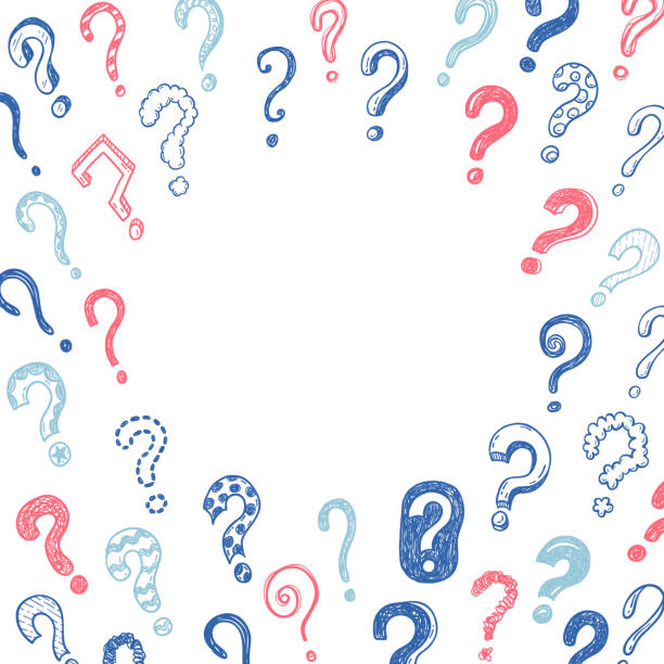 Doodle Funny Question Marks Hand Drawn Illustration Stock Illustration -  Download Image Now - iStock