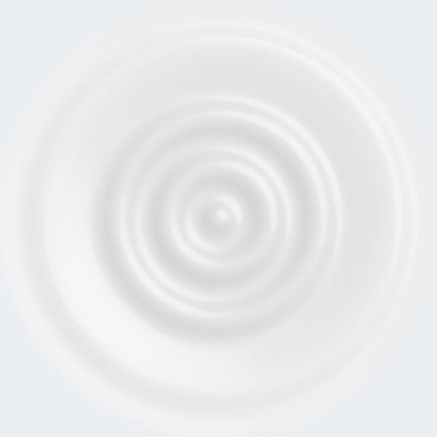 istock White milk yogurt is circular and cream white, texture is close up. 1227525252