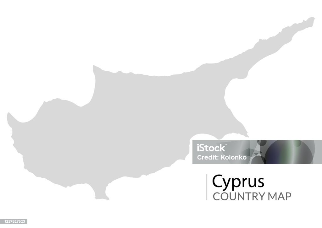 Cyprus Map Vector Shape Icon Cyprus Europe Nicosia Map Country Stock  Illustration - Download Image Now - iStock