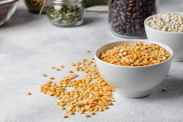 istock Beans in bowl on the table, close up. 1227531805