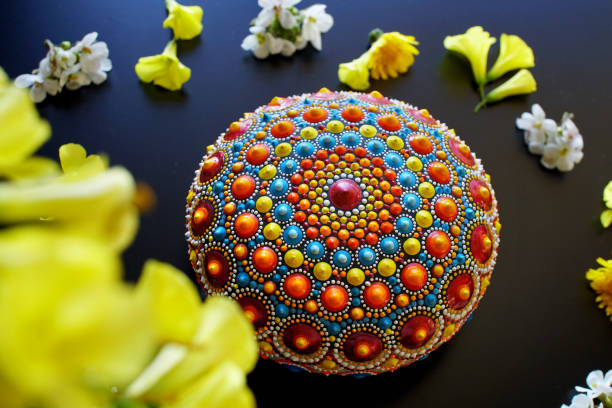 istock Beautiful hand painted mandala 1227537860