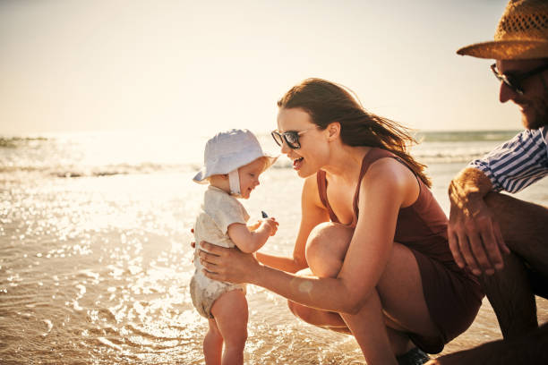 istock Their little one love the beach 1227551510