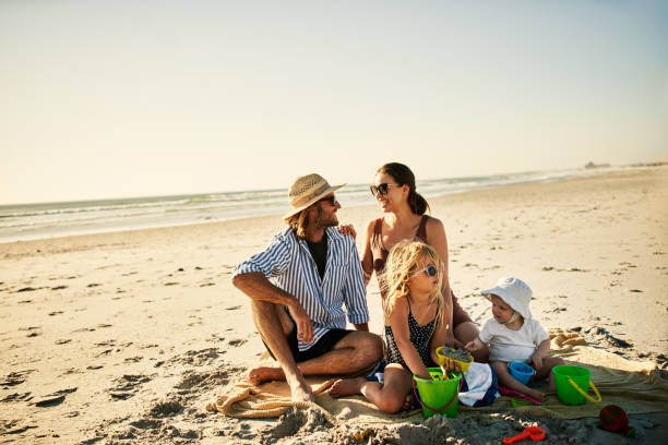 istock Fun family days beside the seaside 1227552757