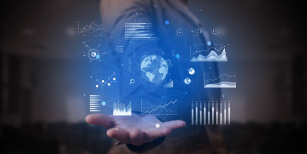 istock Hand holding charts in his hand 1227553324