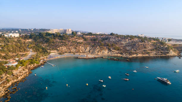 istock Aerial Konnos beach, Protaras, Cyprus 1227554056