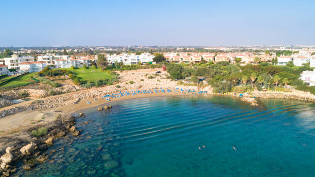 istock Aerial Sirena beach, Protaras, Cyprus 1227554992