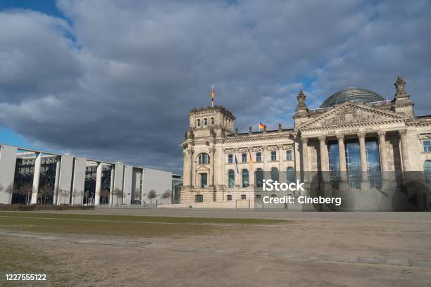 Berlin Reichstag Stock Photo - Download Image Now - Bundestag, Architectural Column, Architectural Dome