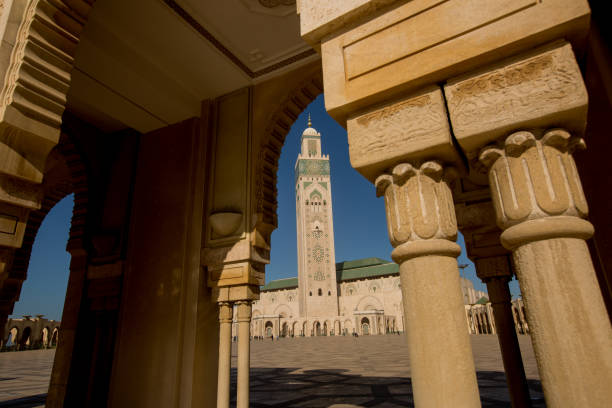 istock Beautiful view upon maroccan mosque 1227557089