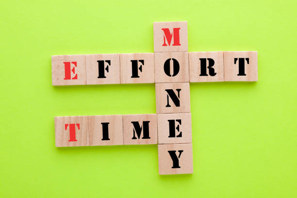 istock Time Effort Money Crossword 1227557530