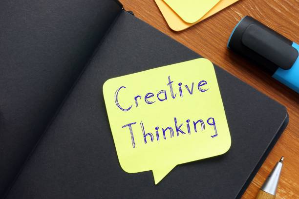 istock Business concept about Creative Thinking with sign on the sheet. 1227562419