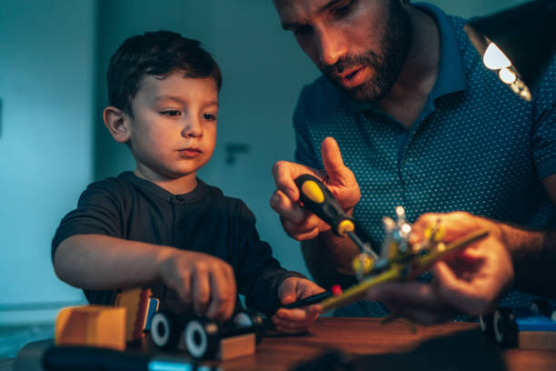 istock Father and son games 1227569628