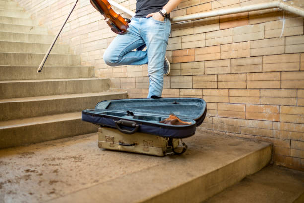 istock Violin street performer 1227570308