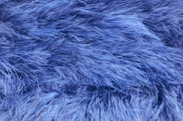 istock Closeup of blue swansdown texture 1227570845