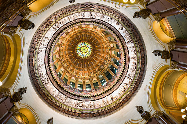 istock Springfield, Illinois - inside of State Capitol 122757285