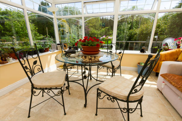 istock Interior of a conservatory or sunroom 1227573463