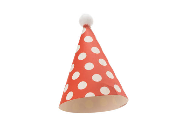 istock Colorful birthday cap isolated on white 1227576151