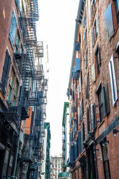 istock Fire escapes in New York 1227581519