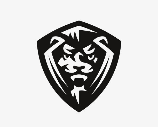 istock Lion modern logo. King emblem design editable for your business. Lion vector illustration. 1227581588