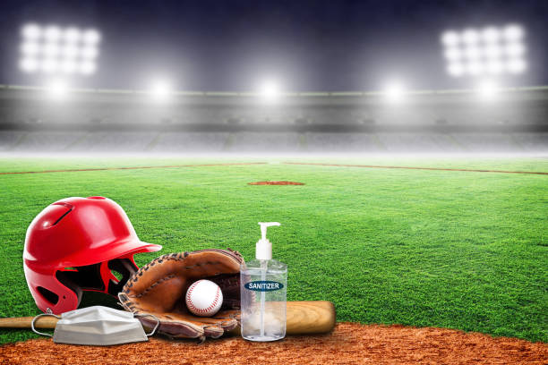 istock New Normal in Baseball Game Played in Empty Stadium During COVID-19 1227588043