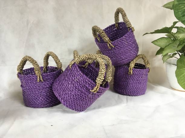 istock colorful basket weaving product for decoration 1227590205