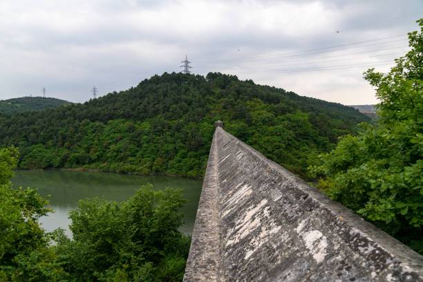 maglova aqueduct, türkei - architecture international landmark famous place decoration stock-fotos und bilder