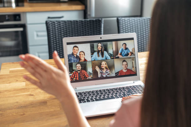 istock A young woman using laptop for video call, zoom 1227596038