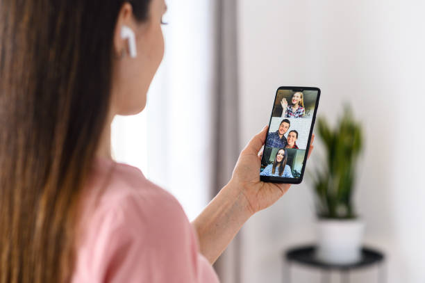 istock A young woman using phone for video call, zoom 1227596088