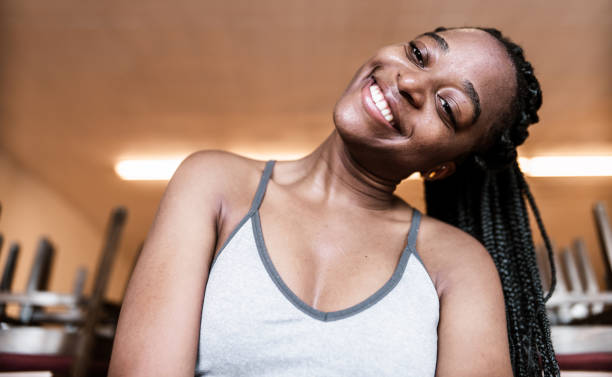 istock Dancing African woman 1227597249