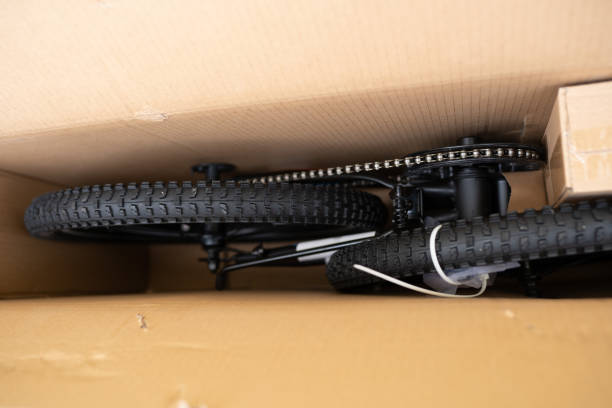 istock disassembled new bike in the package 1227598921