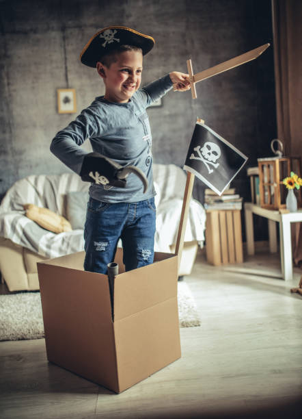 istock Father Playing Exciting Adventure  Game With Son 1227602759