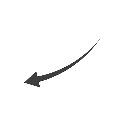 arrow indicates the direction. icon. vector design