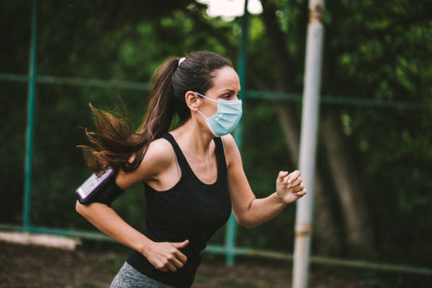 istock One young beautiful woman practicing sport 1227606408
