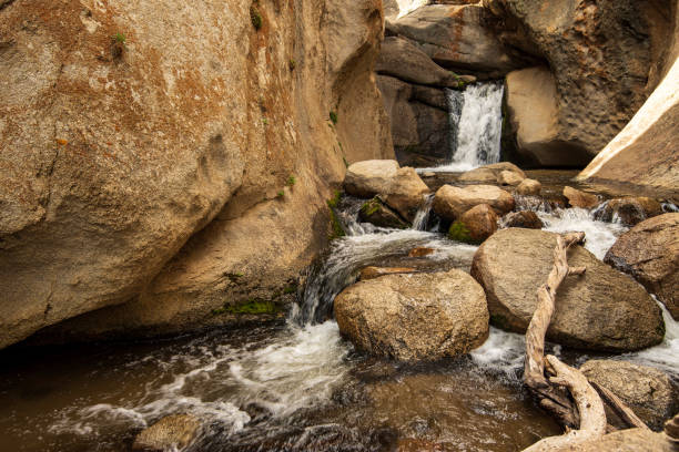 istock Hidden Falls waterfall flowing in natural rock canyon 1227606526