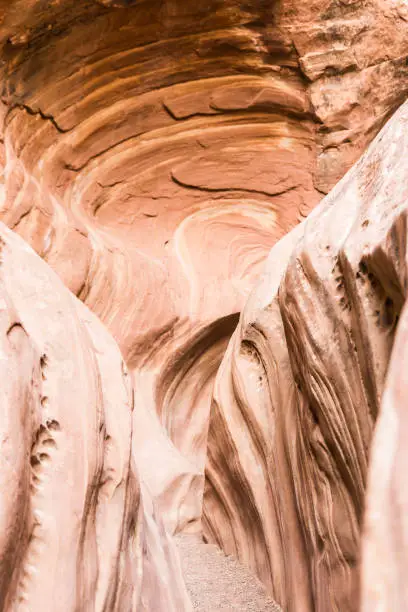 Photo of Weathered slot canyon walls