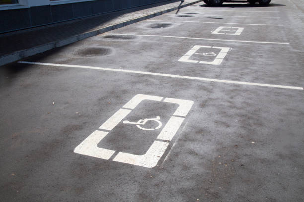 istock Car Parking for people with disabilities 1227622162