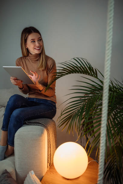 istock Doing her daily rounds on social media 1227626085